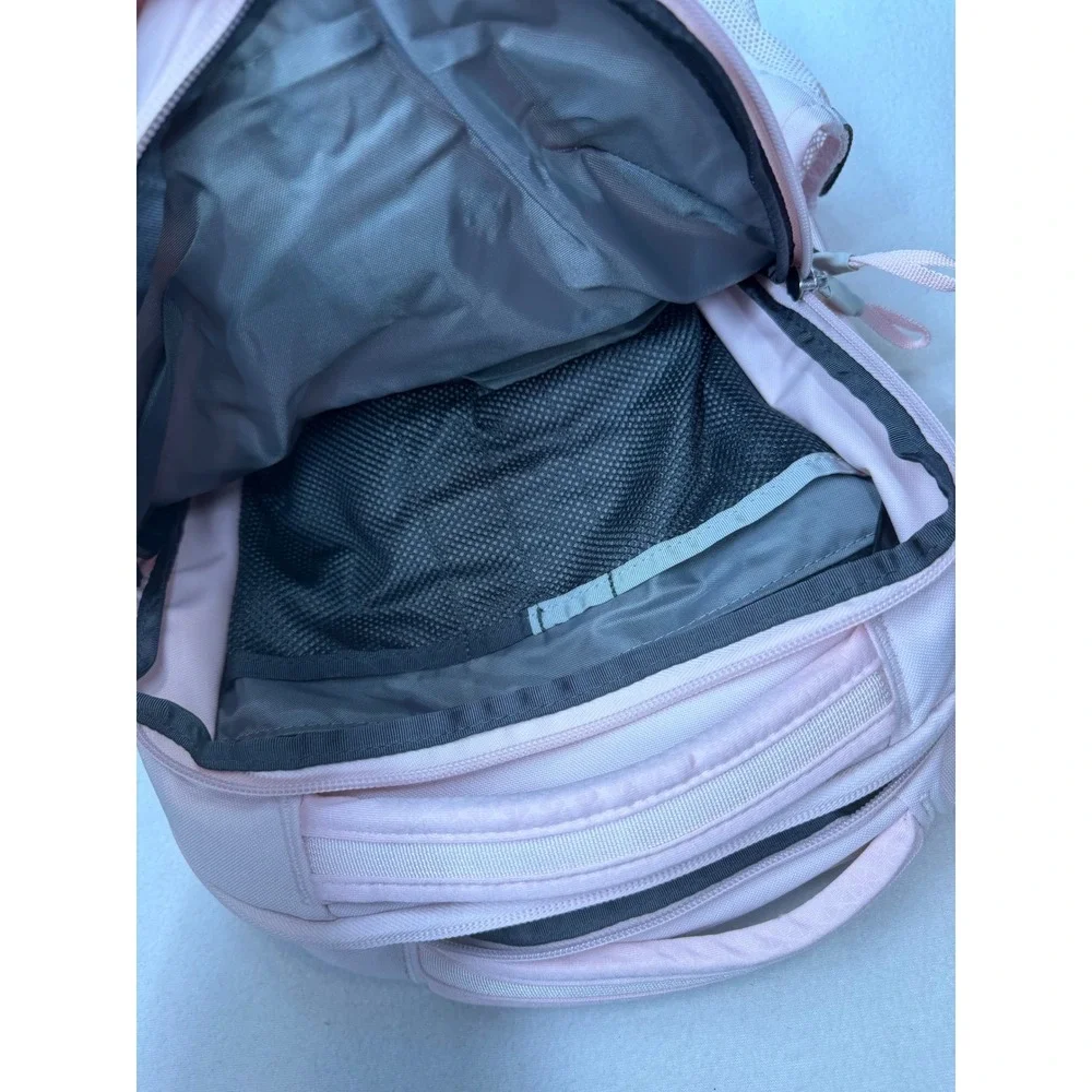 The North Face Pivoter Backpack Light Pink Laptop School Bag NWT